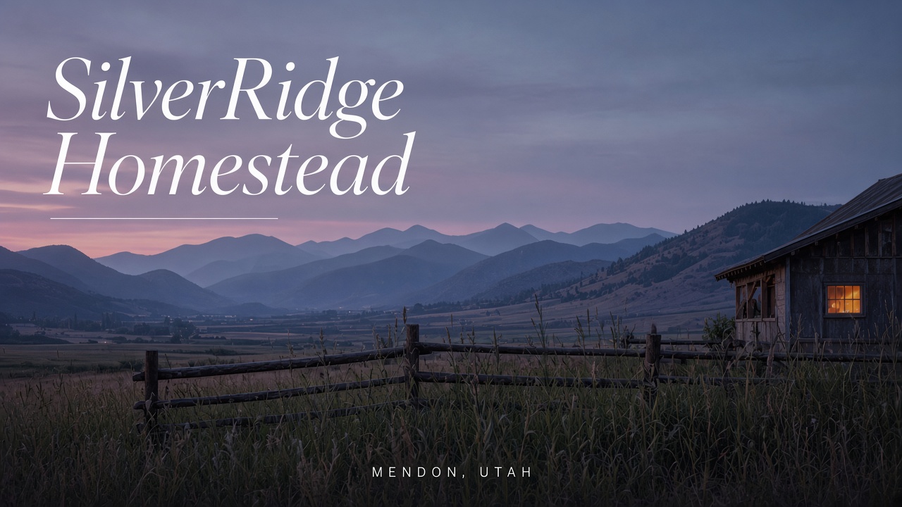 Dusk at the Mendon barn on Silver Ridge